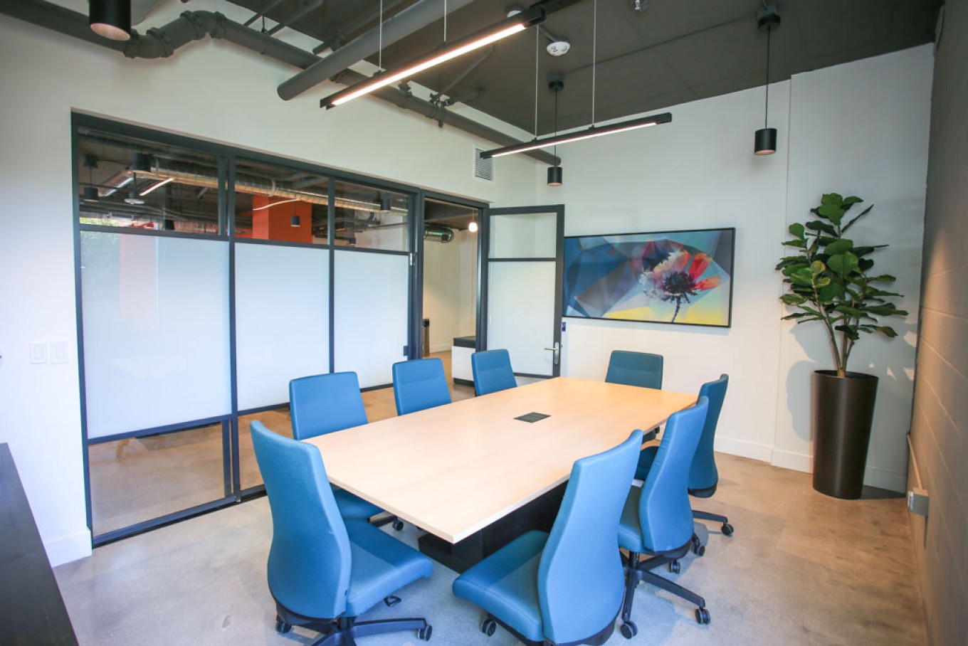 Serviced space
