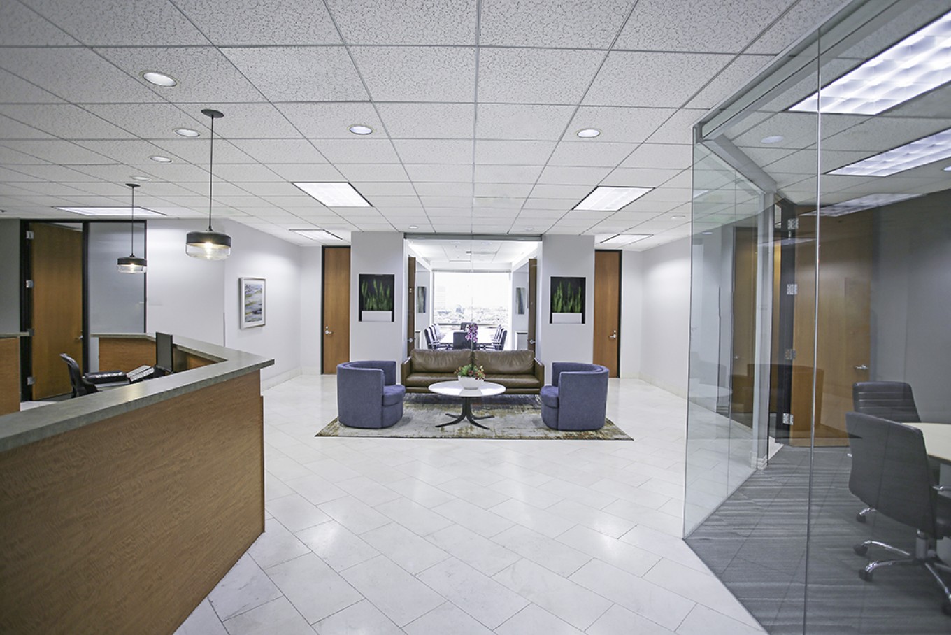 Serviced space