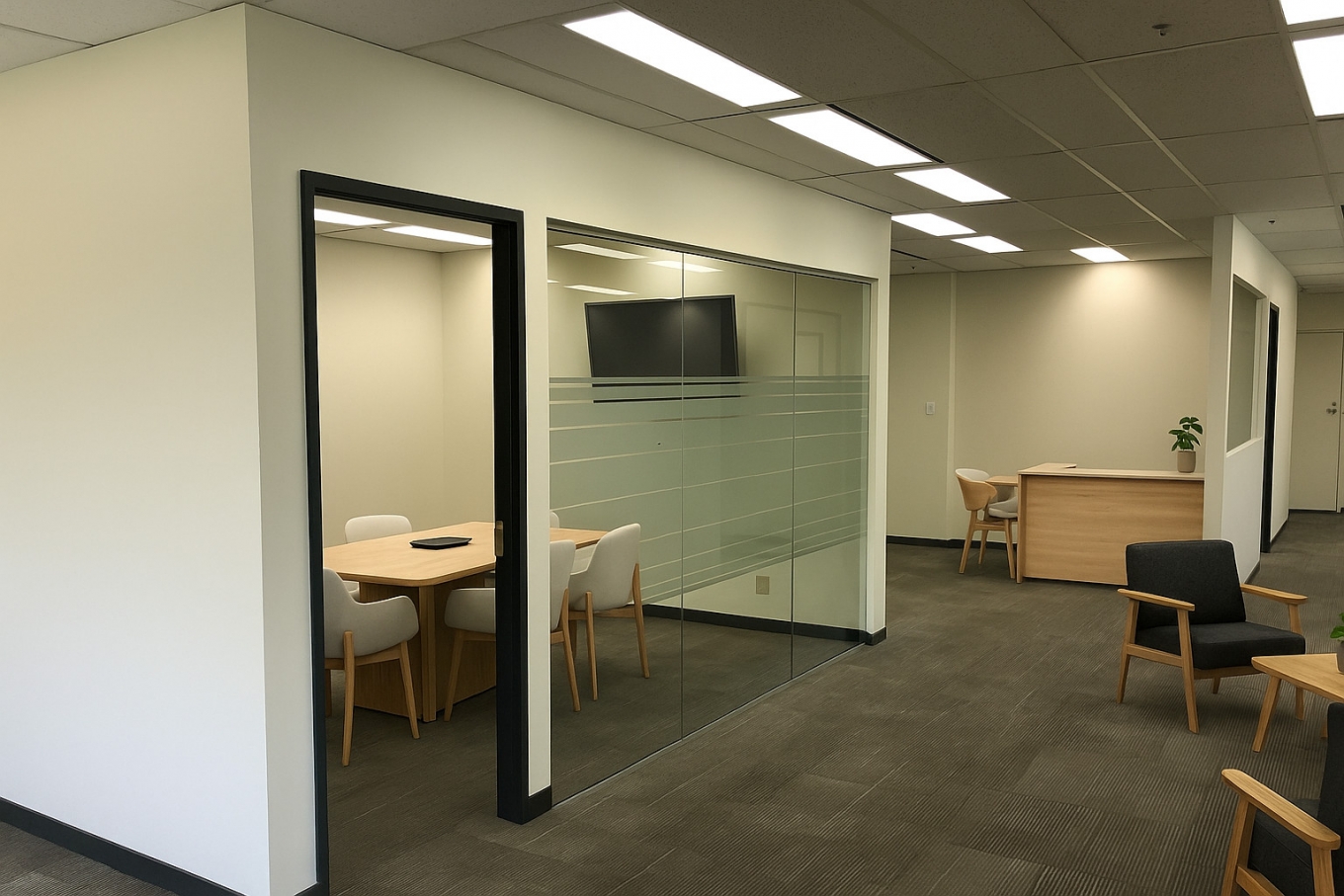 Corner suite with deck